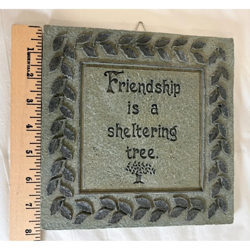 Friendship Is A Sheltering Tree Wall Hanging Sign 8